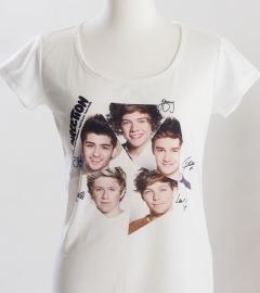 ワンダイレクション【ONE DIRECTION】公式Tシャツ＋特典ステッカー1枚【公式 / オフィシャル】