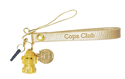 Dr.コパの開運縁起 戌のストラップ